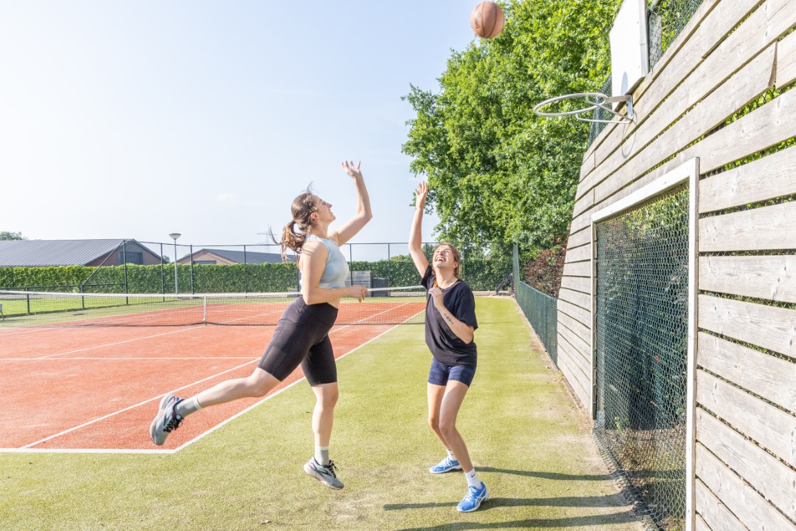 Tennisbaan bij groepen in Limburg